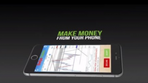 A picture of a cell phone and the words make money from your cell phone