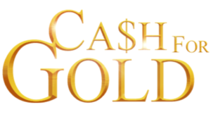 A picture of gold word's that read cash for gold