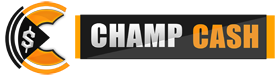 A screenshot of champcash website logo