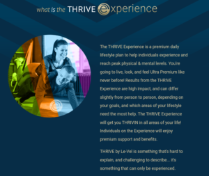 Le-vel Thrive website