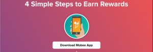 Mobee App homepage