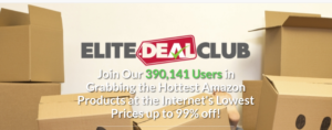 Elite Deal Club website homepage