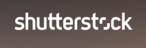 A screenshot of the Shutterstock website logo