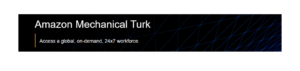 Amazon Mechanical Turk website logo 