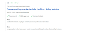 Nikken customer reviews rating from Glassdoor.com