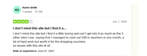 Opinion Outpost customer review ratings from TrustPilot