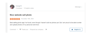 Customer reviews experiences from TrustPilot and SiteJabber concerning Getty Images Contributor