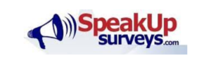 Speak Up Surveys website logo 